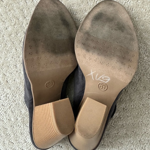 DOLCE VITA (DV)Women’s Grey Casual SlipOn Ankle Bootie BlockHeels Boots-Size 8.5 - Picture 6 of 8